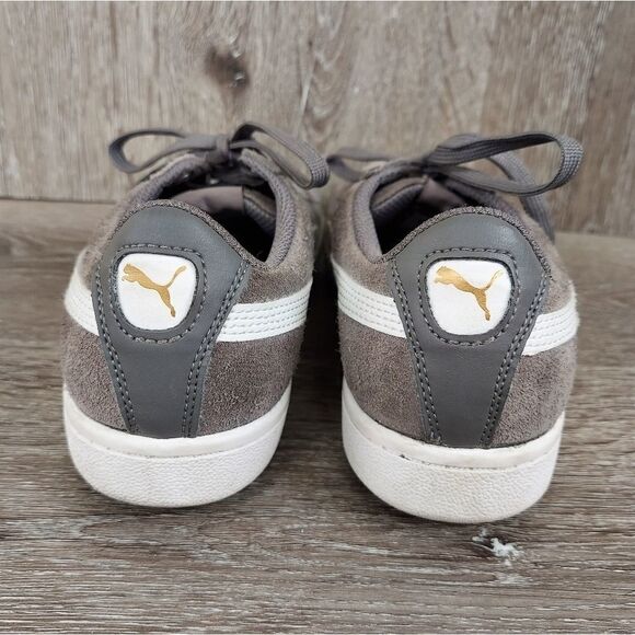 Puma Gray Suede Vikky Sneaker 6.5 - Picture 4 of 7